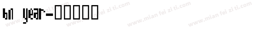 bn year字体转换